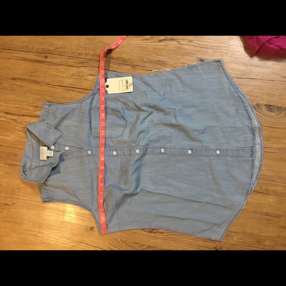 St. John’s bay blue jean sleeveless